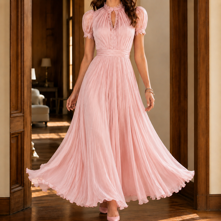 Theodora-Mae Keyhole Maxi Dress