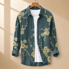 Teal Gold Blossom