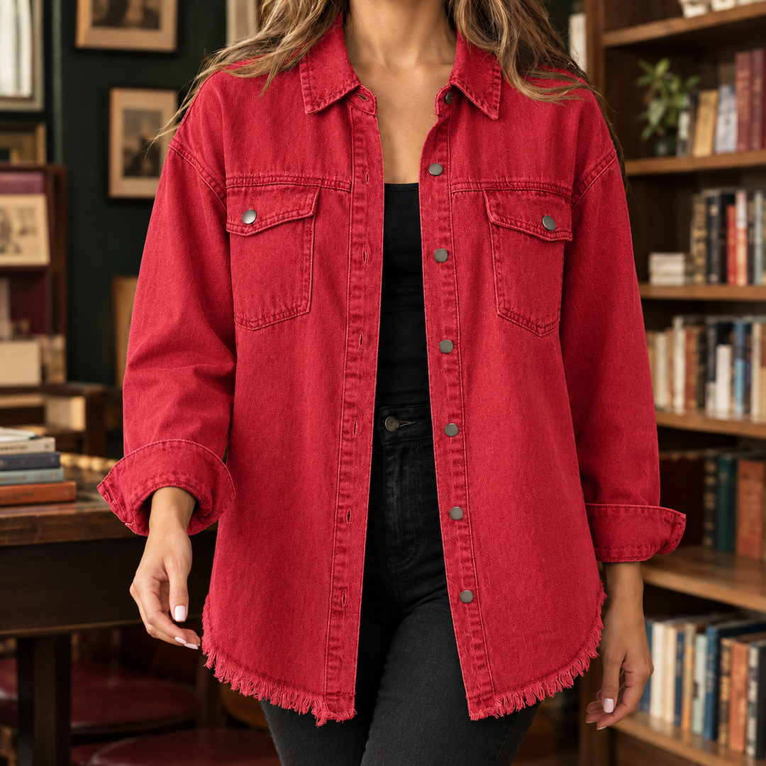 Claudia Frayed Overshirt