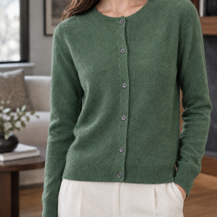 Michelle Round Neck Cardigan