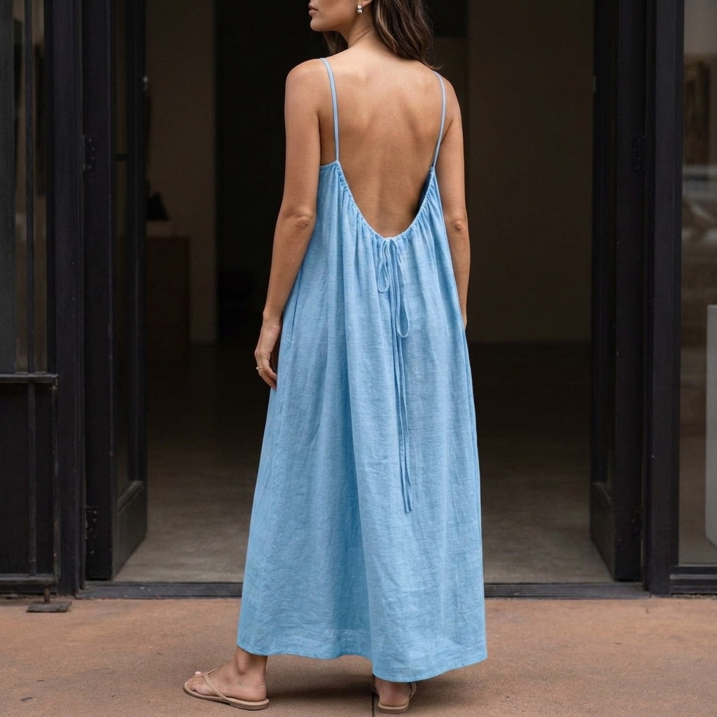 Romy Backless Maxi Dress