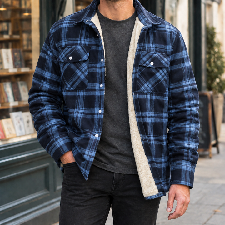 Dario Plaid Lined Jacket