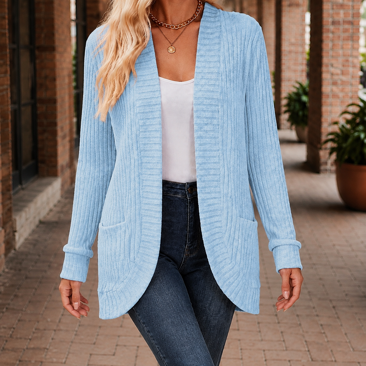 Grace-Kate Ribbed Cardigan
