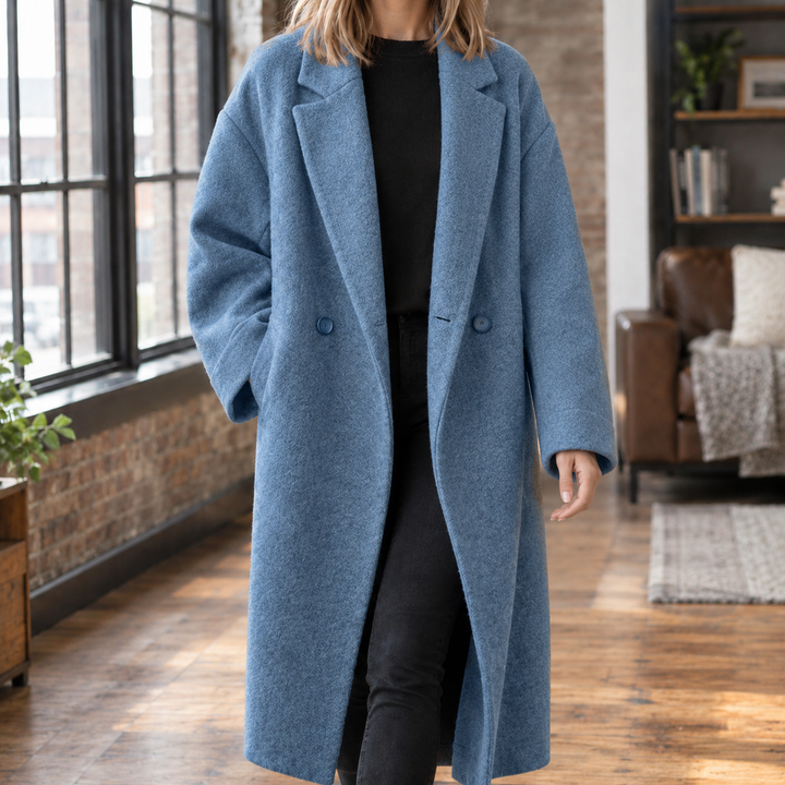 Serena-Faye Wool Blend Coat