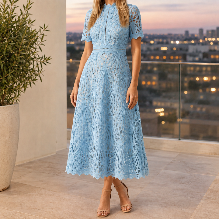 Yara-Louise Lace Midi Dress