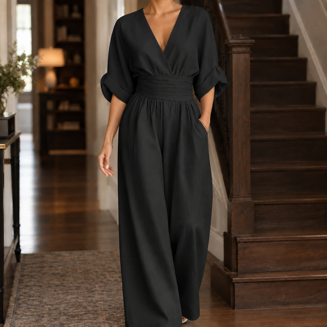 Elodie-Rae Wide-Leg Jumpsuit