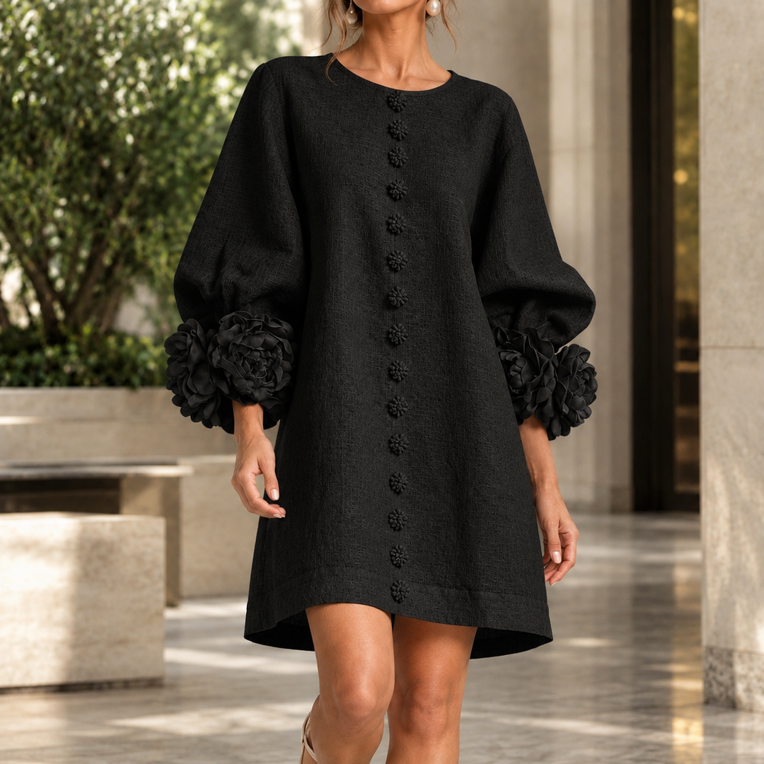 Lucinda Floral Cuff Dress