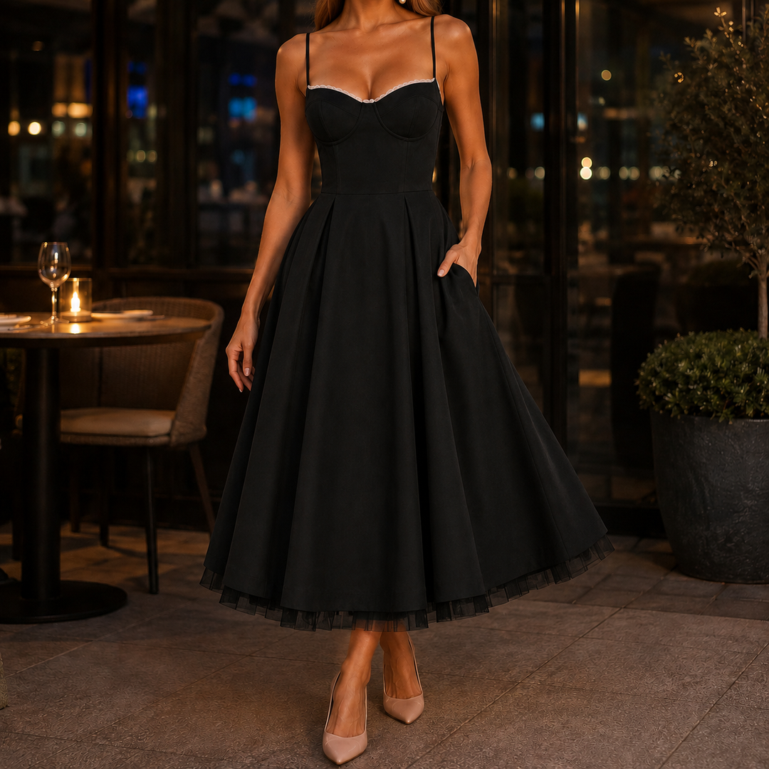 Tamsin-Skye Corset Midi Dress