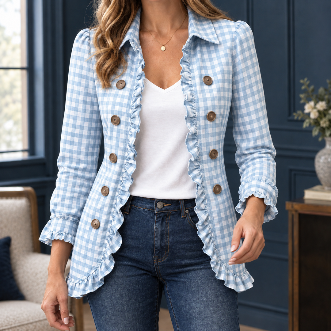 Danielle-Lane Gingham Overshirt