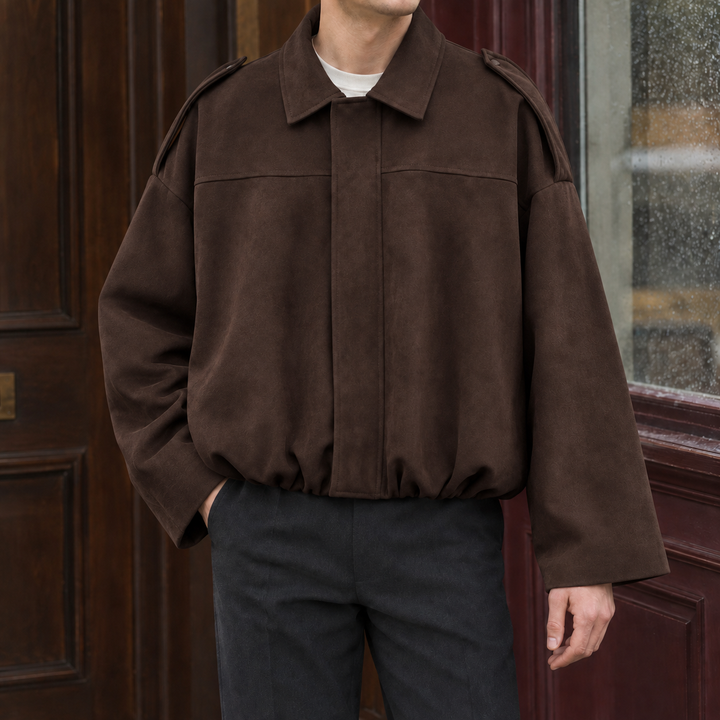 Marco Suede Bomber Jacket