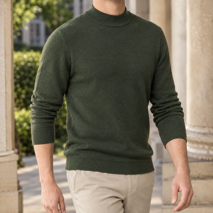 Hudson Mock Neck Sweater