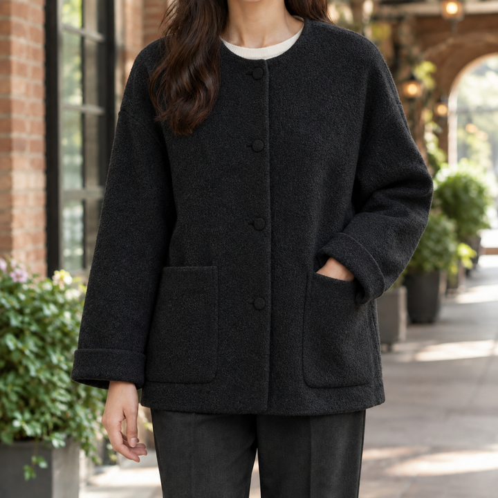 Angelique-Lane Relaxed Wool Jacket