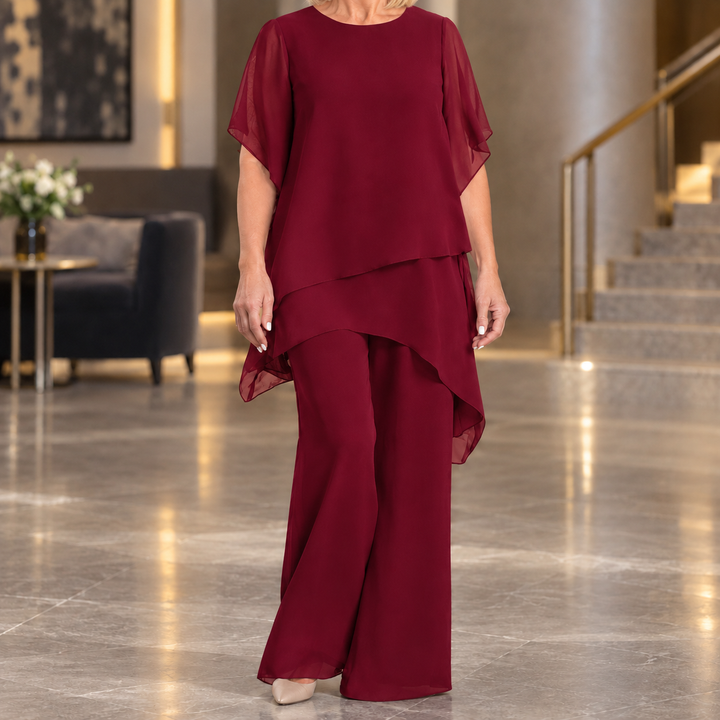 Tamsin-Faye Layered Pants Set