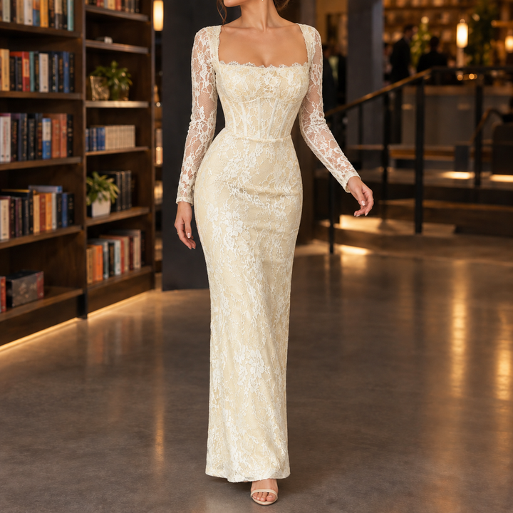 Zoe-Faye Lace Maxi Dress