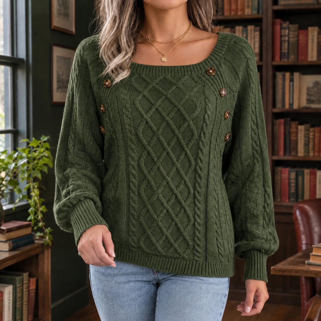 Fenna-Elise Square Neck Sweater