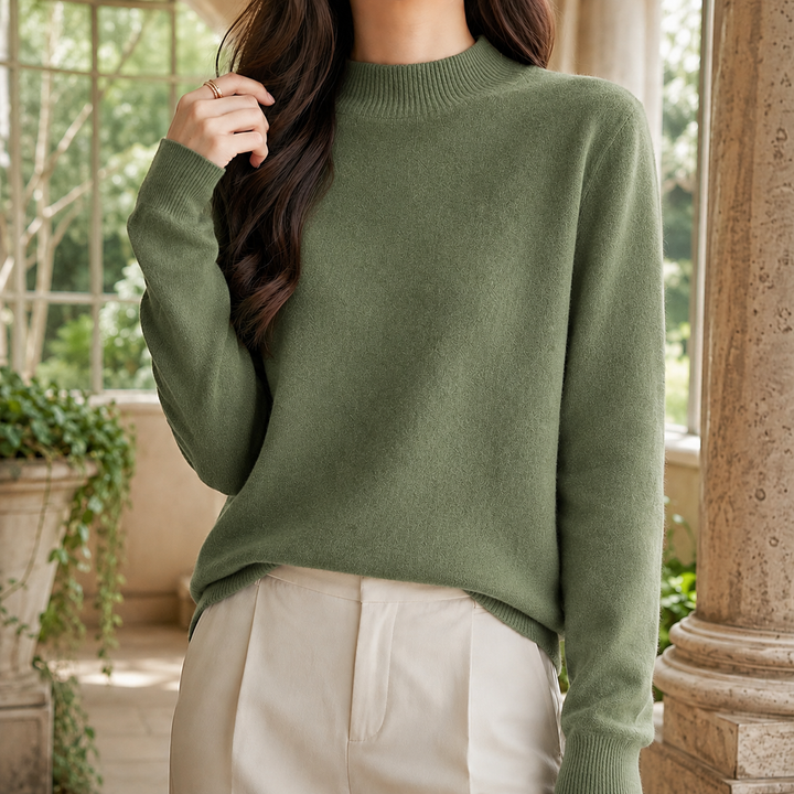 Griselda Mock Neck Sweater