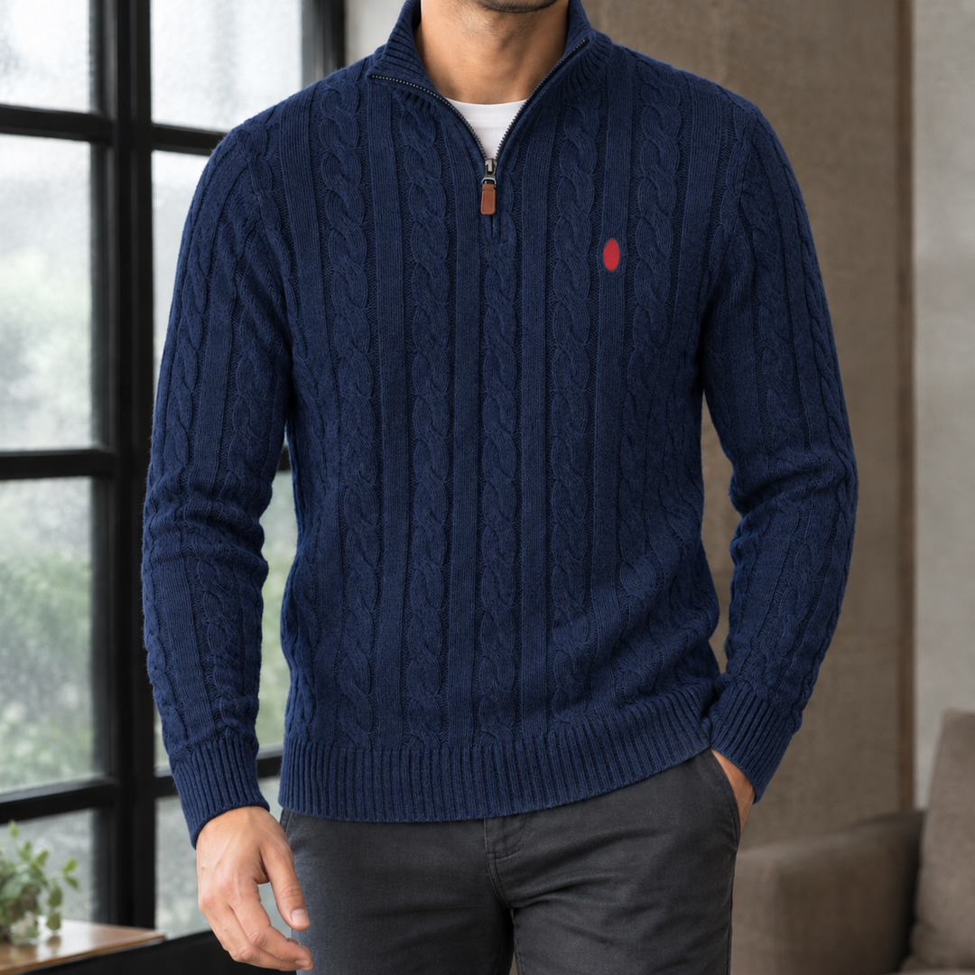 Freddie Cable Knit Sweater