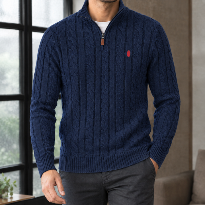 Freddie Cable Knit Sweater
