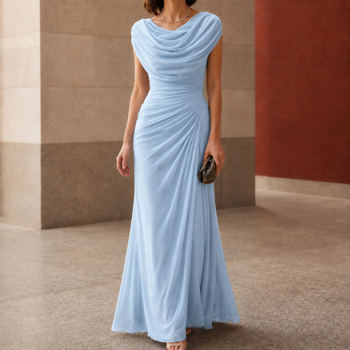 Sylvie-Skye Cowl Maxi Dress