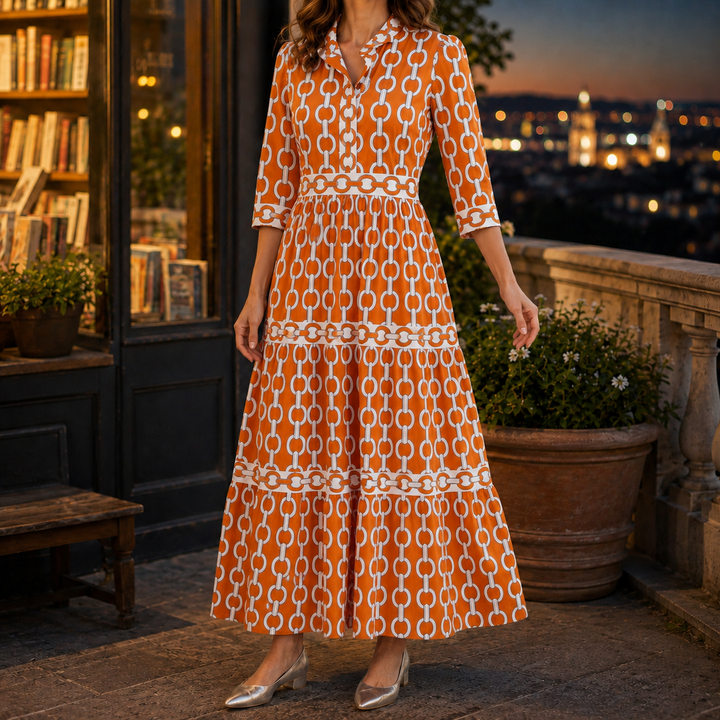 Alba Tiered Maxi Dress
