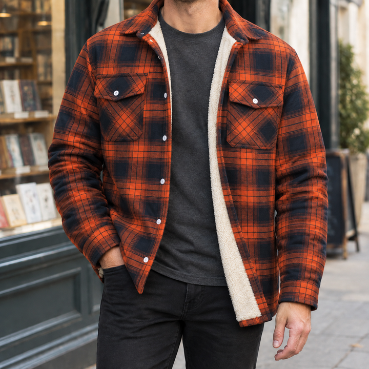 Dario Plaid Lined Jacket