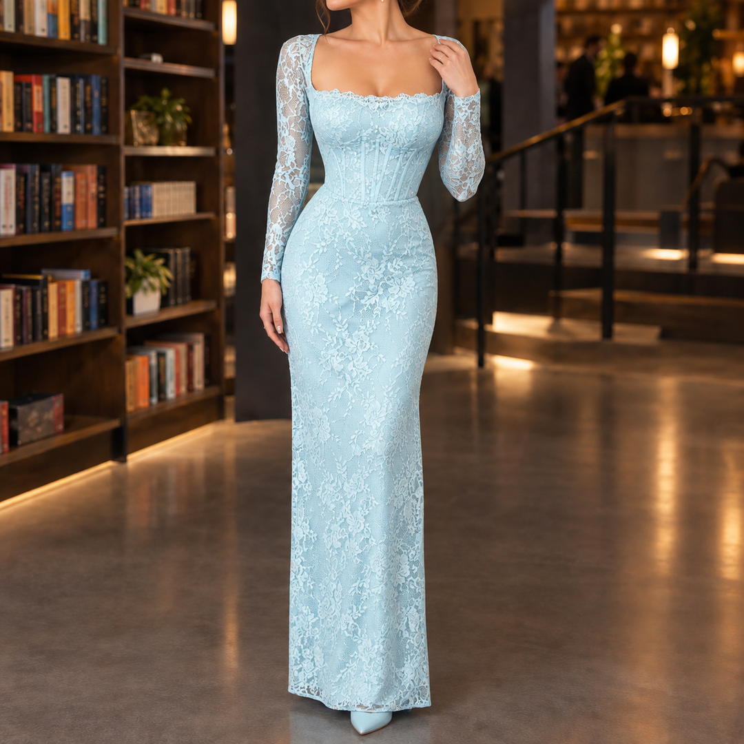 Zoe-Faye Lace Maxi Dress
