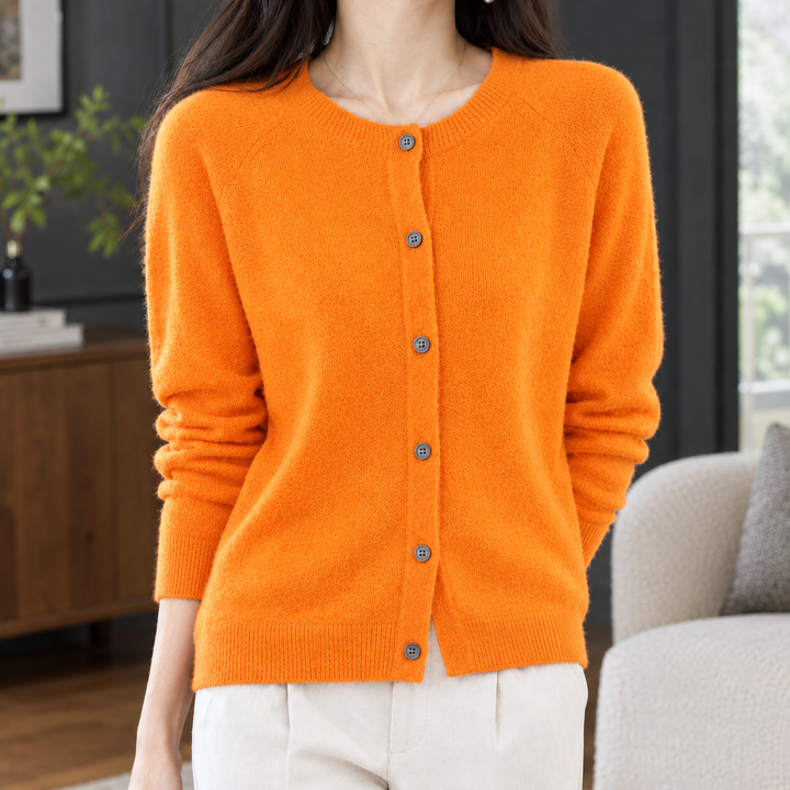 Michelle Round Neck Cardigan