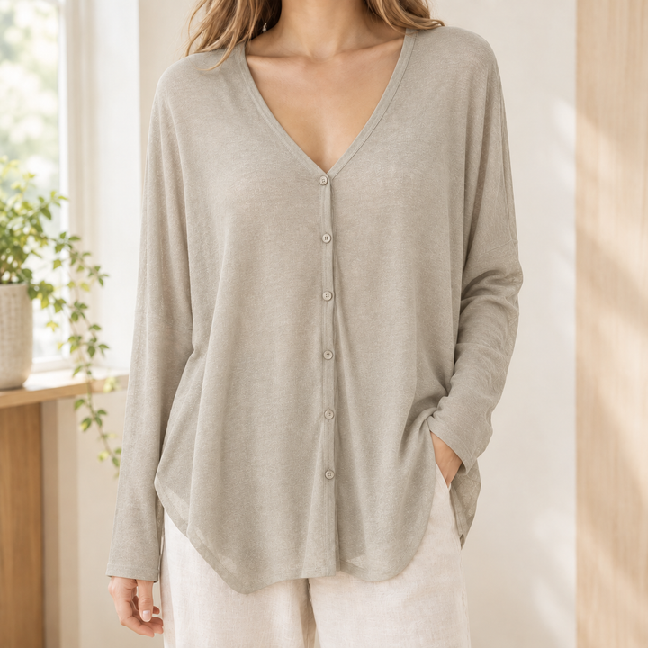 Francesca-Faye Draped Cardigan