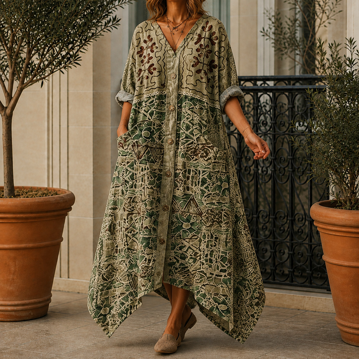Cosima-Louise Balloon Hem Dress