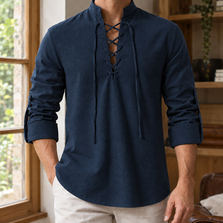 Hudson Lace-Up Shirt