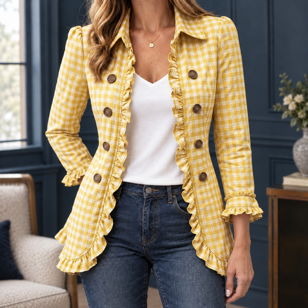 Danielle-Lane Gingham Overshirt