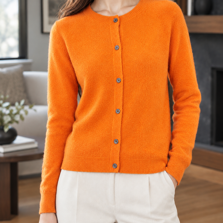Michelle Round Neck Cardigan
