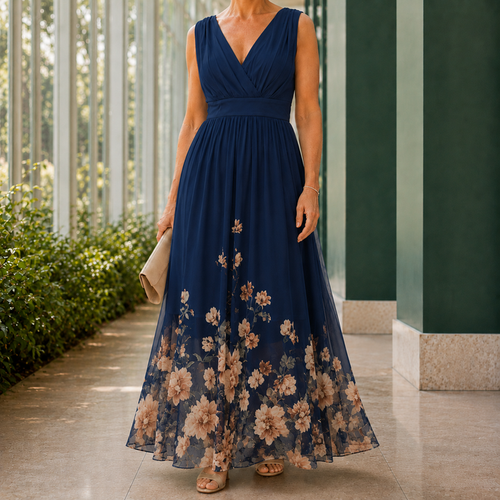 Fleur-Faye Floral Maxi Dress