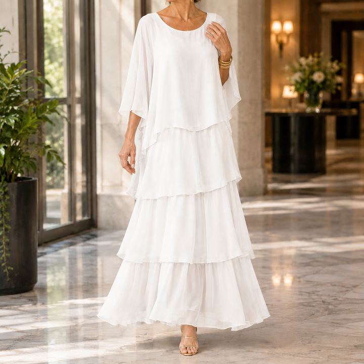 Theodora-Eve Layered Maxi Dress