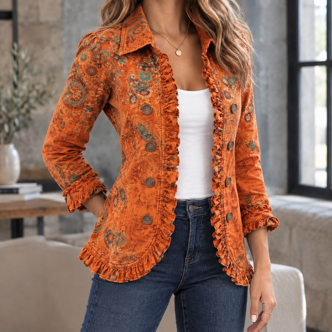 Sharon-Marie Ruffle Overshirt