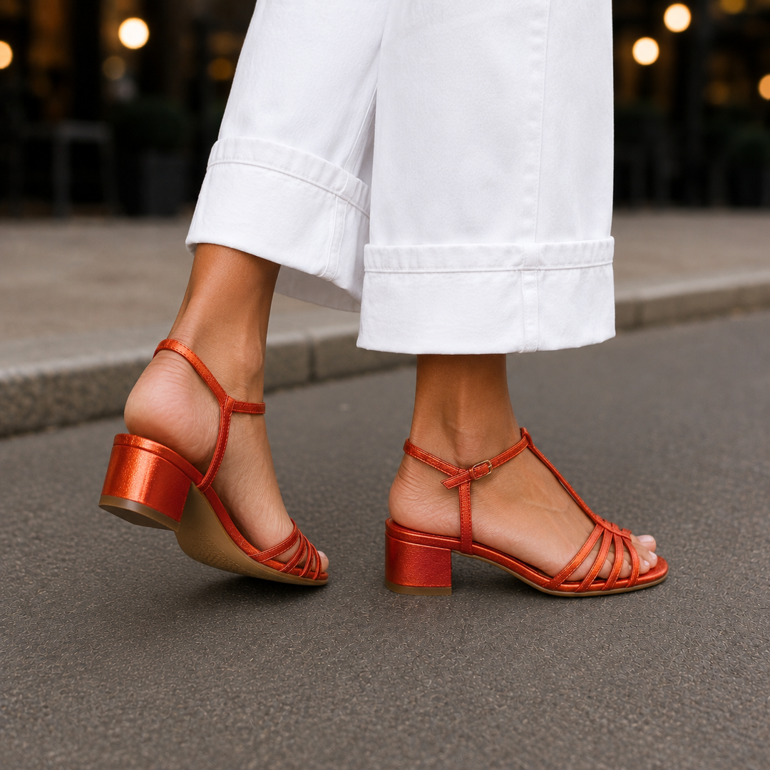 Andrioli T-Bar Sandals