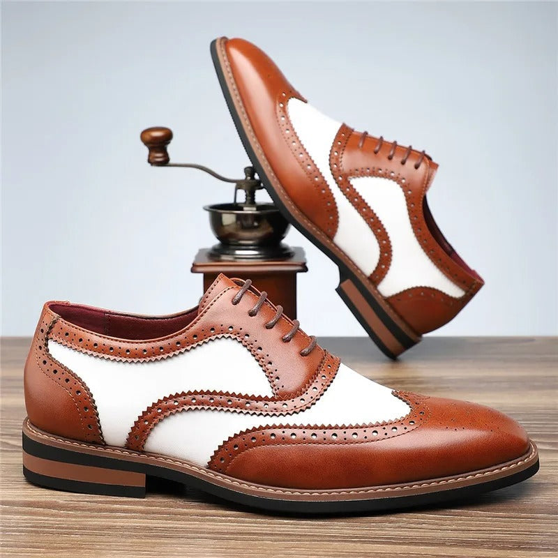 Heritage Two-Tone Wingtip Brogues